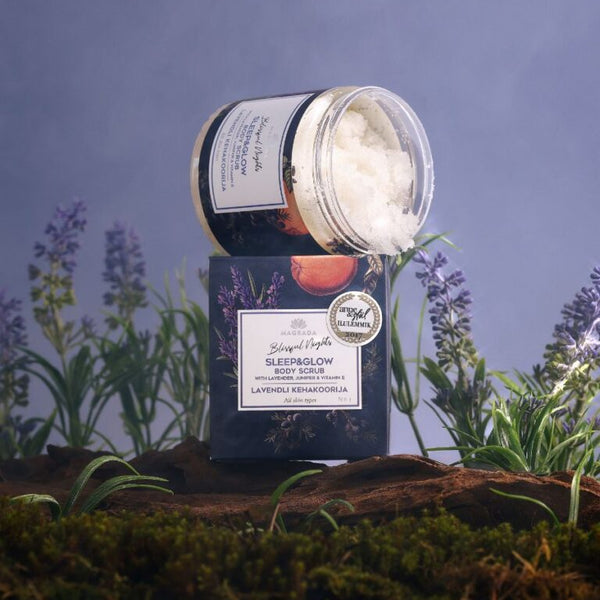 Lavender Body Scrub With Grapefruit Essential Oil - 250 ml