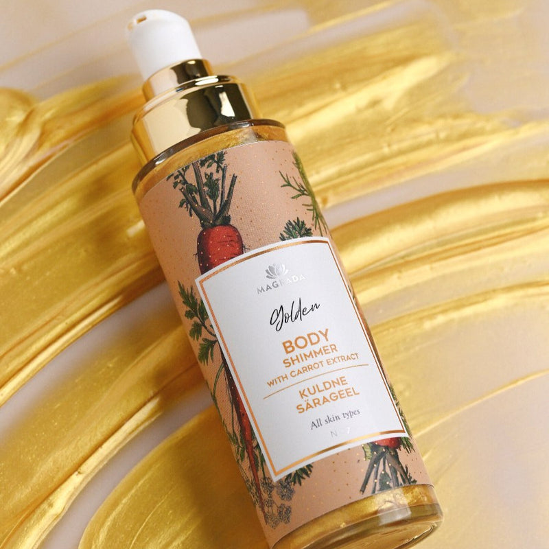 Golden Shimmer Gel With Carrot Extract - 100 ml
