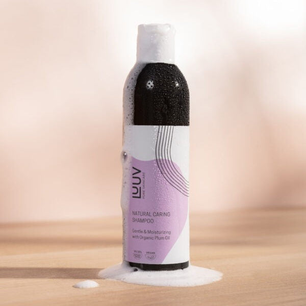 Natural Nourishing Shampoo with Plum Oil, 250 ml