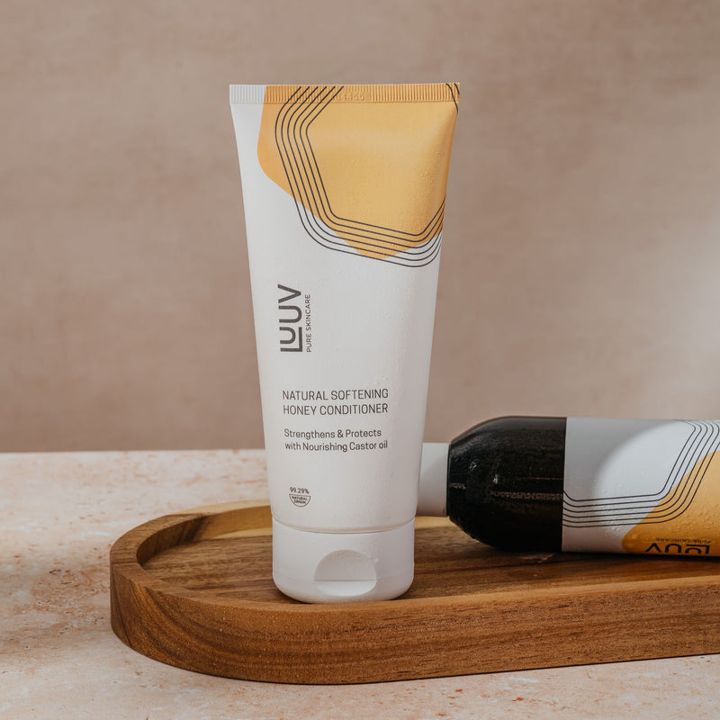 Natural Softening Honey Shampoo ja Conditioner Set