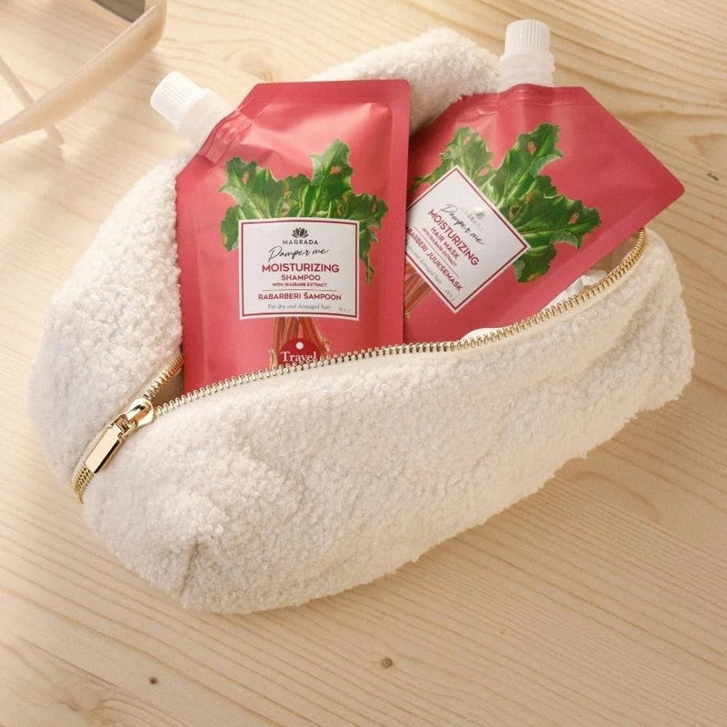 TRAVEL SIZE Rhubarb Hair Mask With Castor Oil - 100 ml