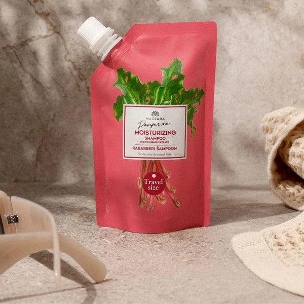 TRAVEL SIZE Rhubarb Shampoo With Aloe Extract - 100 ml